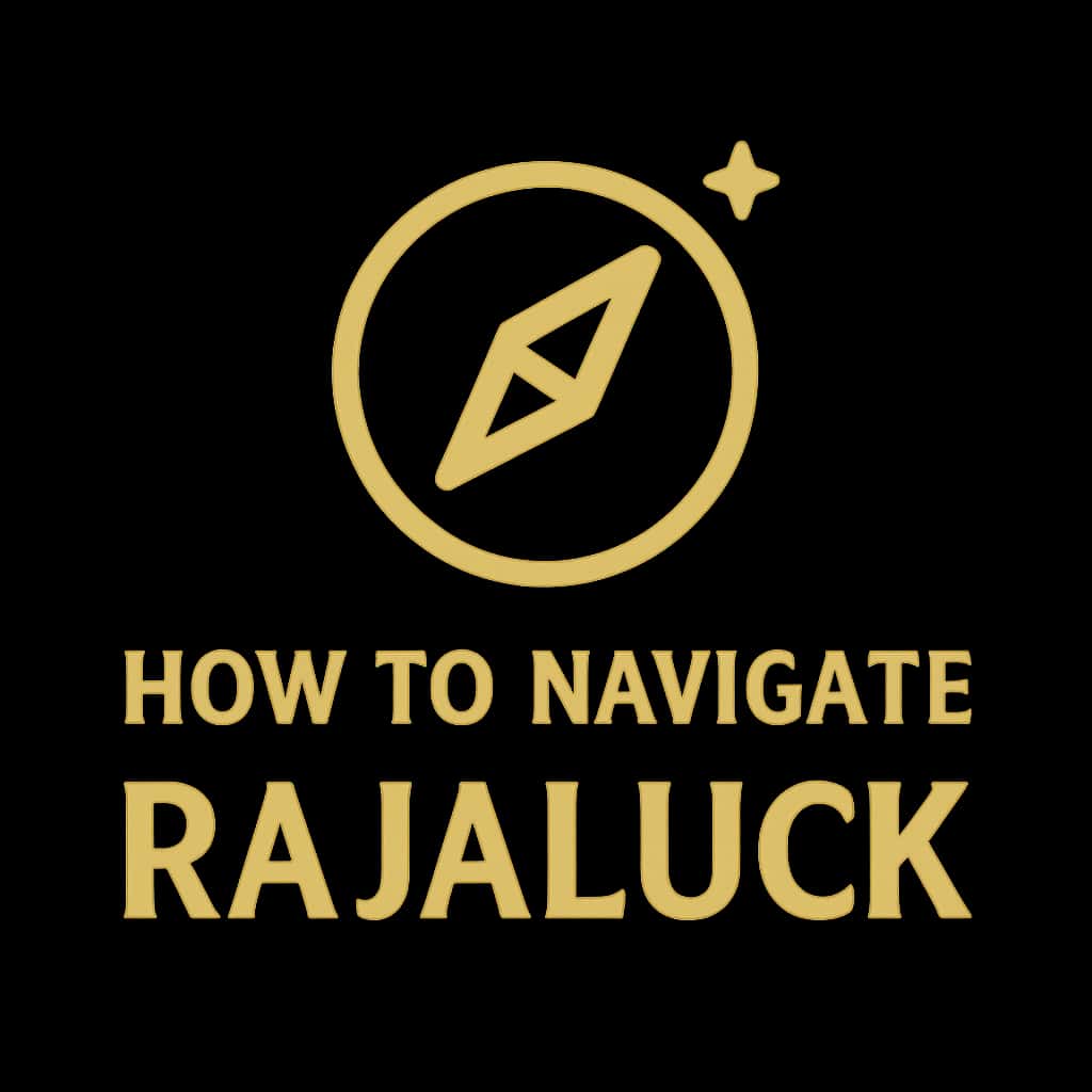 Icon representing guidance for navigating Rajaluck.