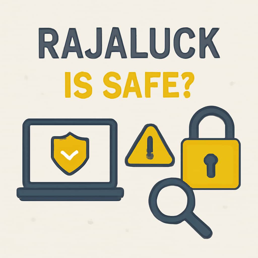 An illustration explaining Rajaluck's security measures.