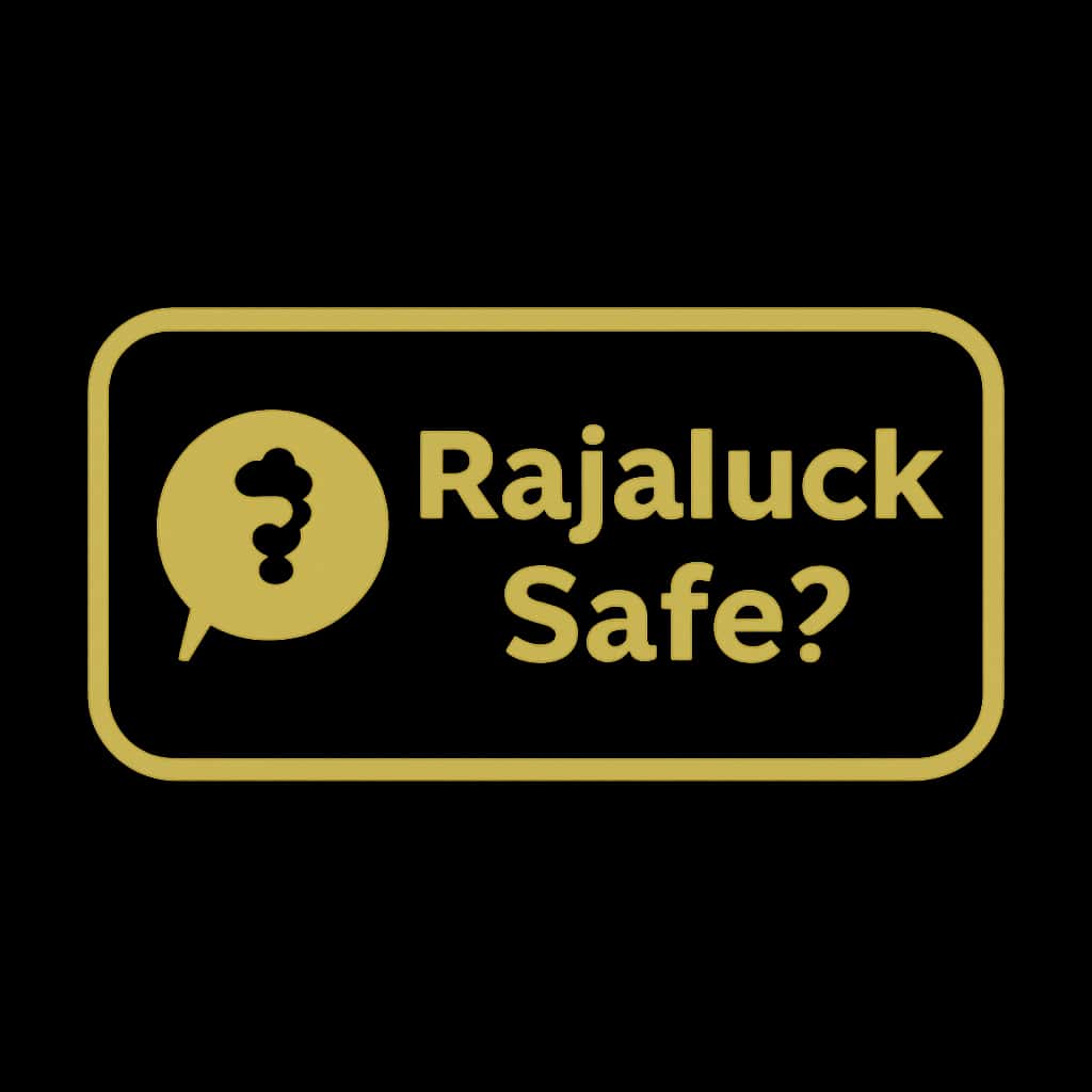A badge indicating Rajaluck safety information.