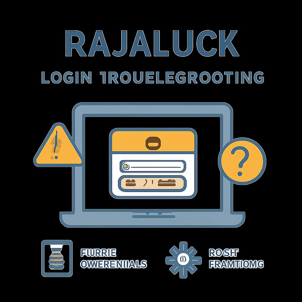 An educational diagram related to Rajaluck Login Troubleshooting.
